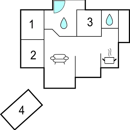 Beautiful In With Sauna Feriehus *